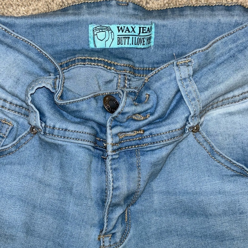 Junior’s Light Blue Denim Jeans - Picture 3 of 4